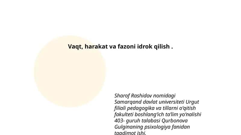 Psixologiya fanidan taqdimot ishi