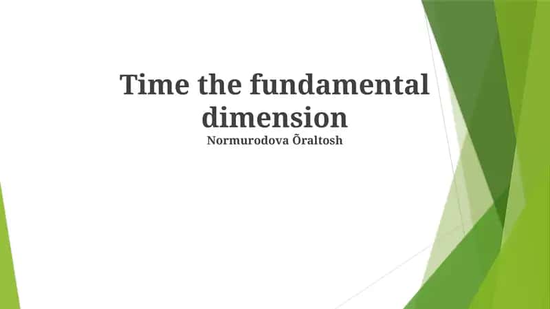 The Nature of Time
