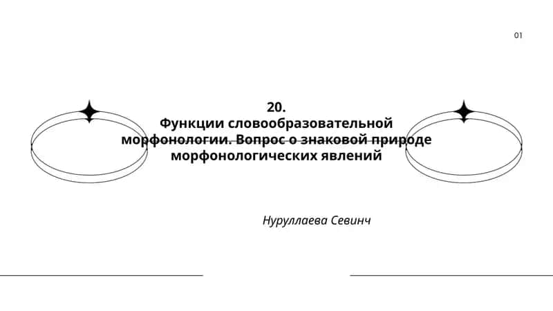 Функции словообразовательной морфонологии. Вопрос о знаковой природе морфонологических явлений