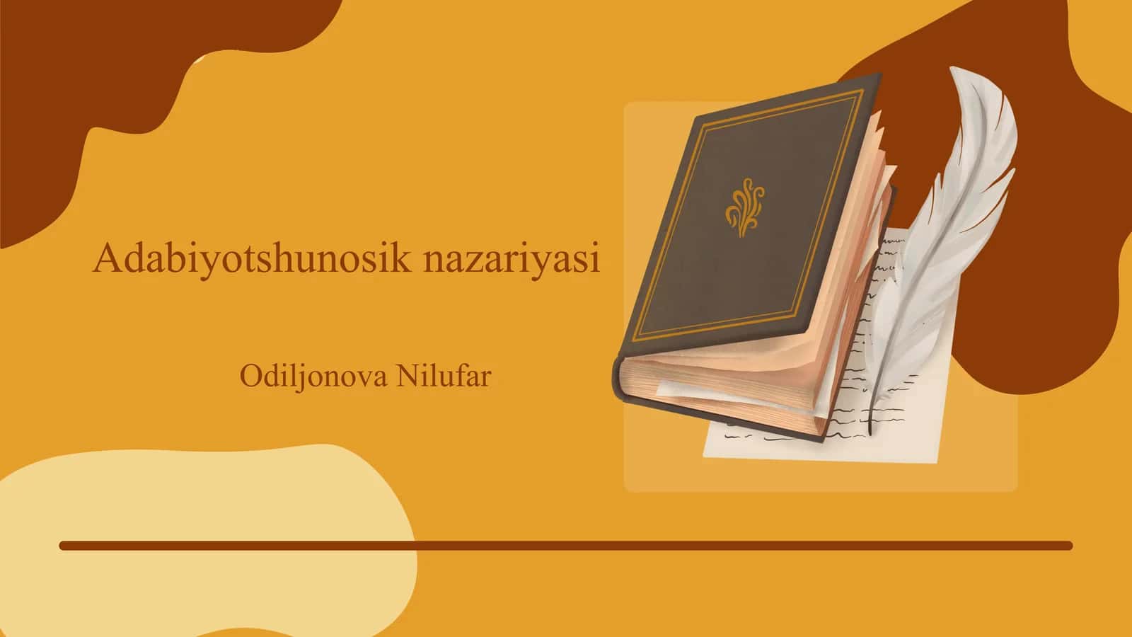 Adabiyotshunosik nazariyasi