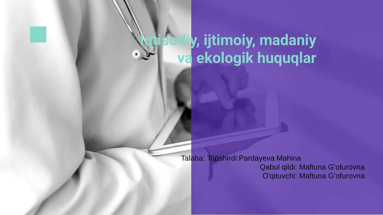 Iqtisodiy, ijtimoiy, madaniy va ekologik huquqlar
