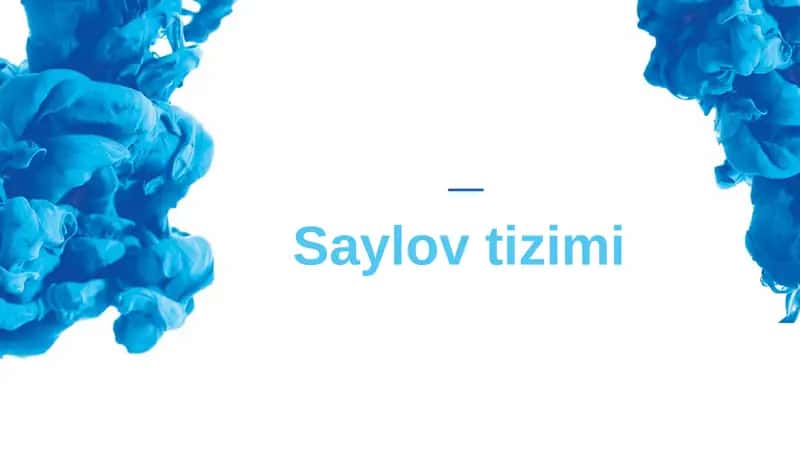 Saylov tizimi