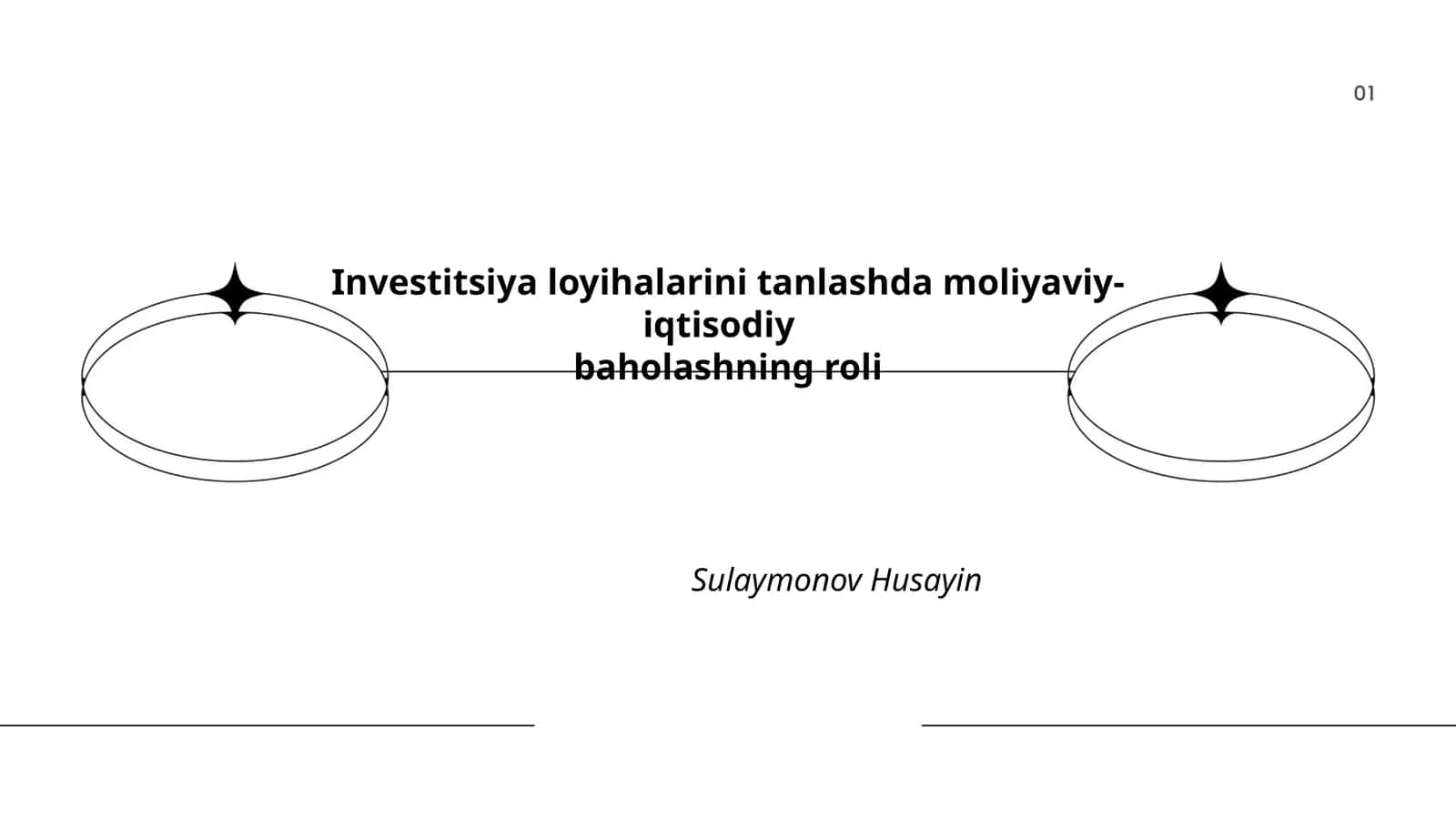 Investitsiya loyihalarini tanlashda moliyaviy-iqtisodiy baholashning roli