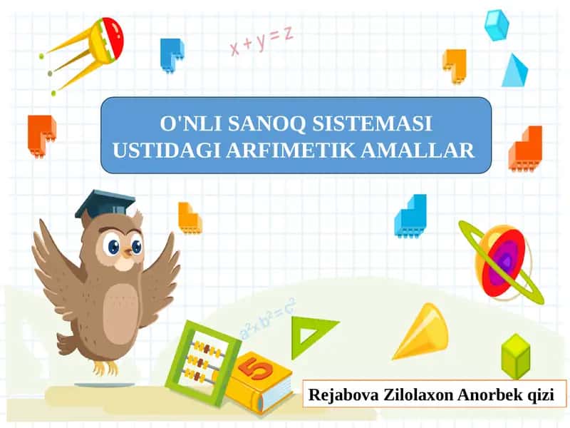 Sanoq sistemasining tushunchasi