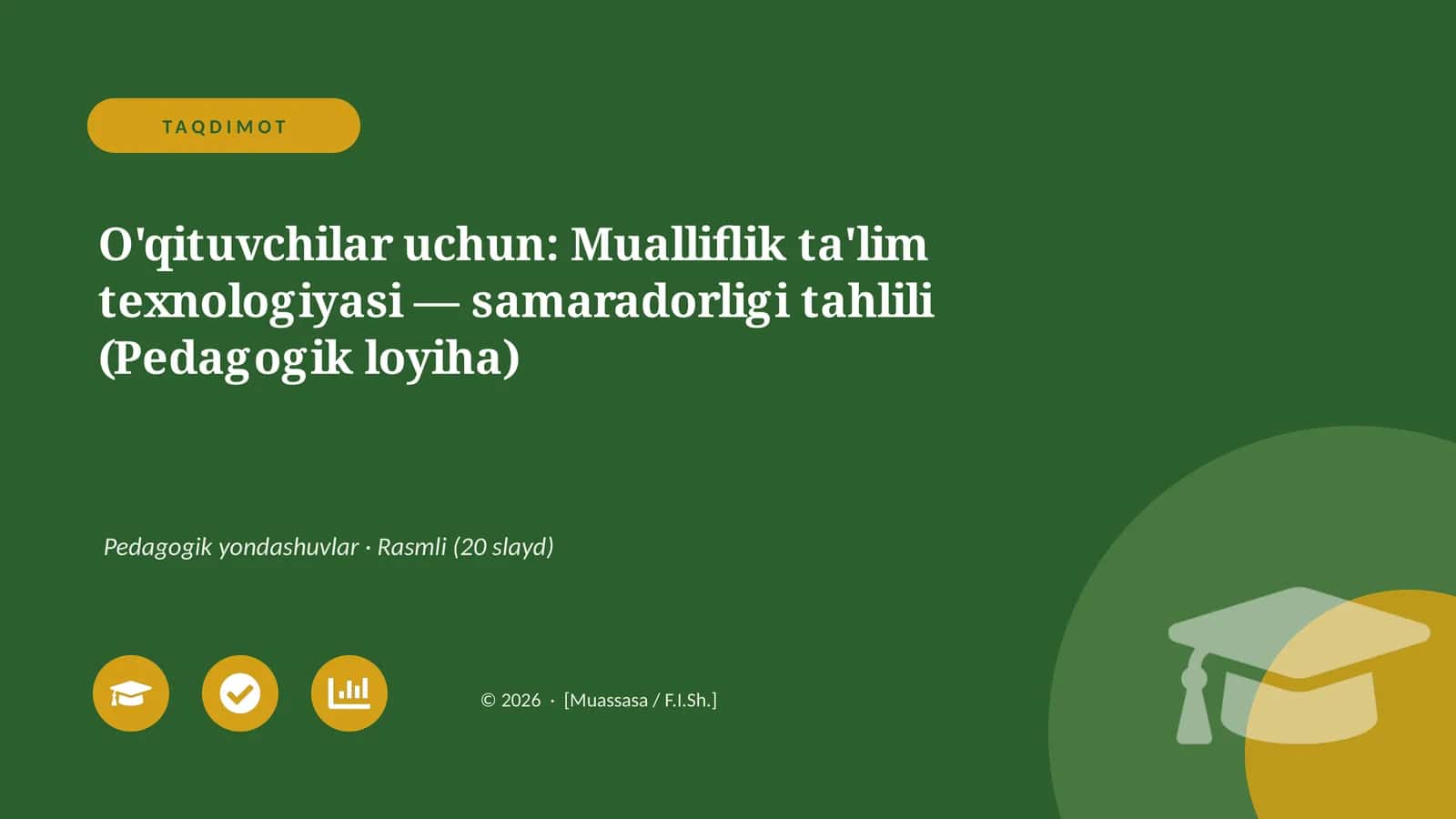Mualliflik ta'lim texnologiyasi