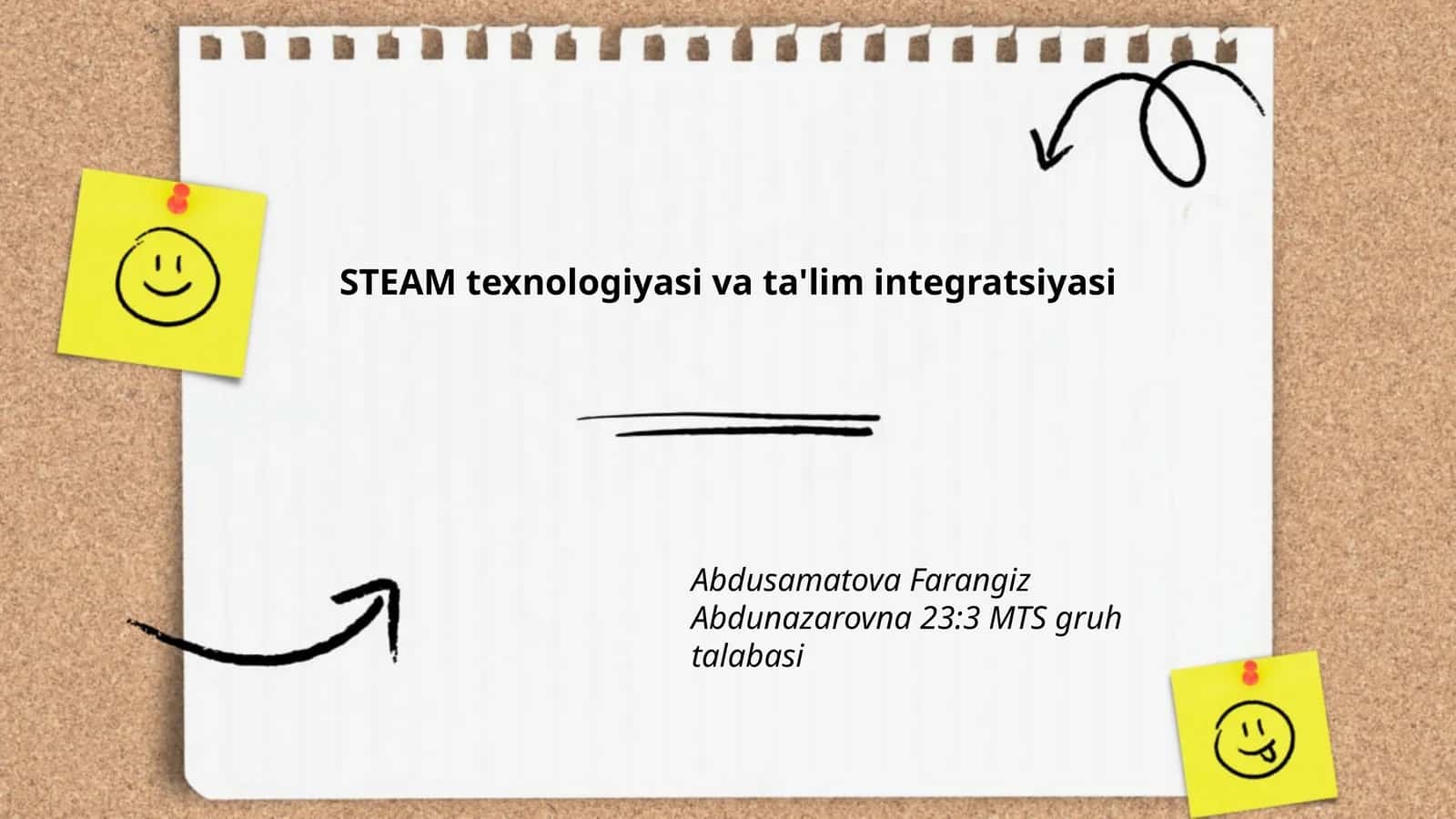 STEAM texnologiyasi va ta'lim integratsiyasi