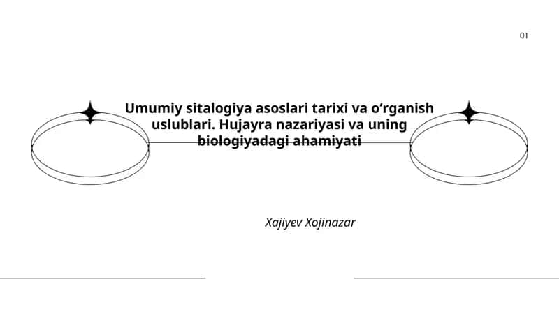 Umumiy sitalogiya asoslari tarixi va oʻrganish uslublari