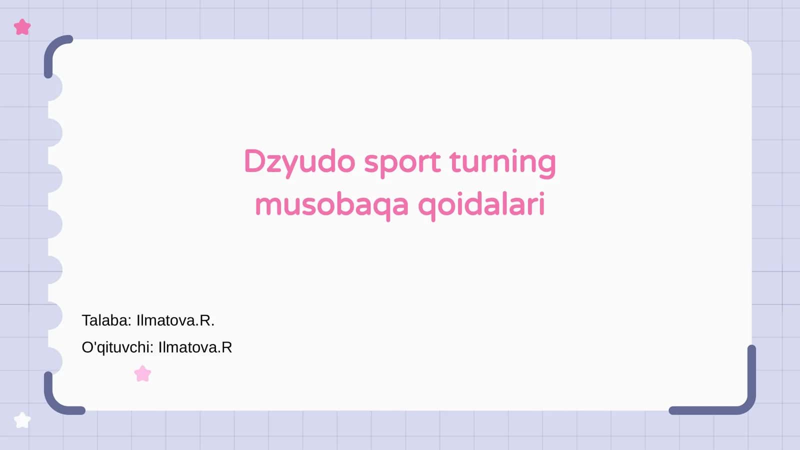 Dzyudo sport turning musobaqa qoidalari