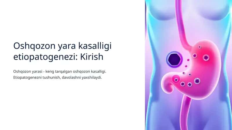 Oshqozon yara kasalligi etiopatogenezi: Kirish