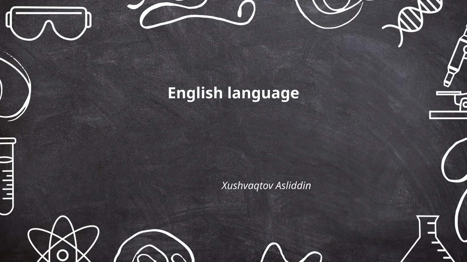 English language