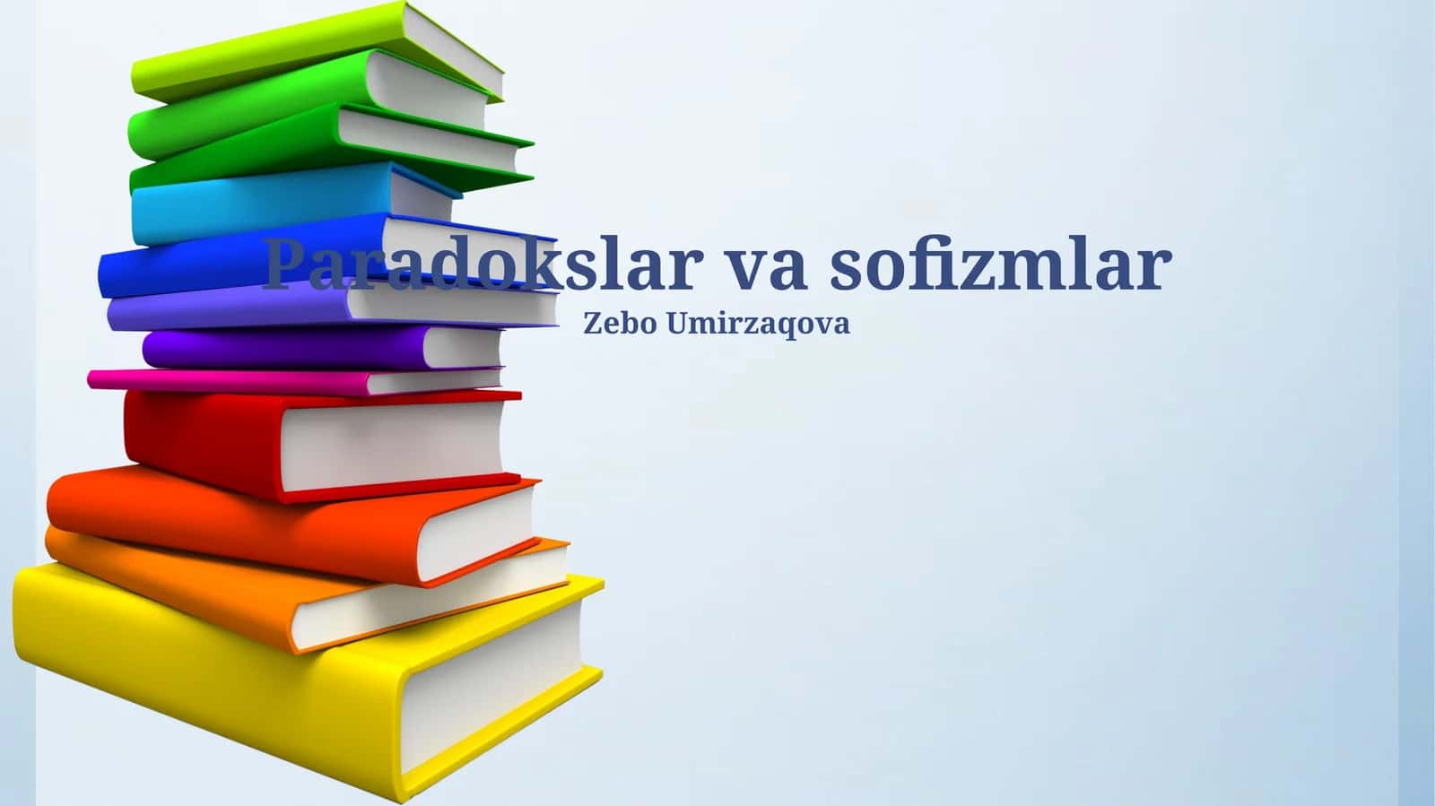 Paradokslar va sofizmlar