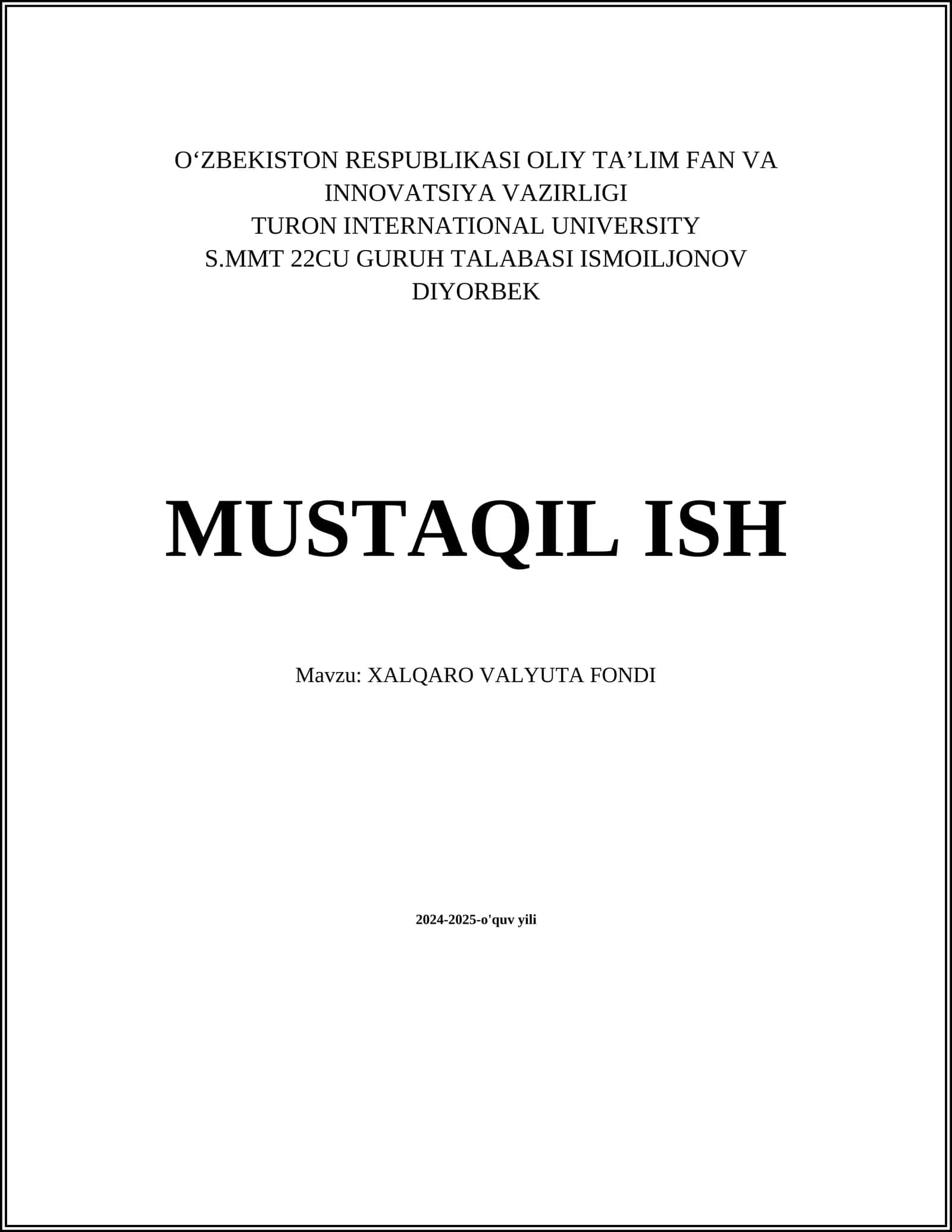 Xalqaro Valyuta Fondi