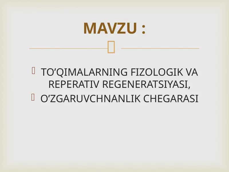 Fizologik regeneratsiya