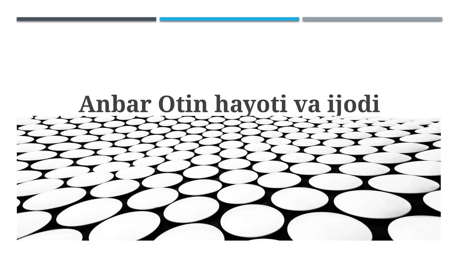 Anbar Otin va zamonaviy adabiyot