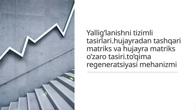 Yallig’lanishni tizimli tasirlari