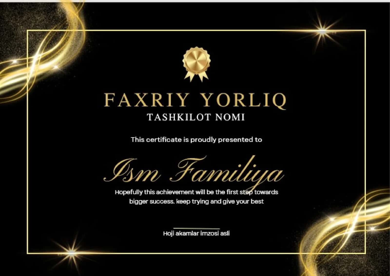 FAXRIY YORLIQ