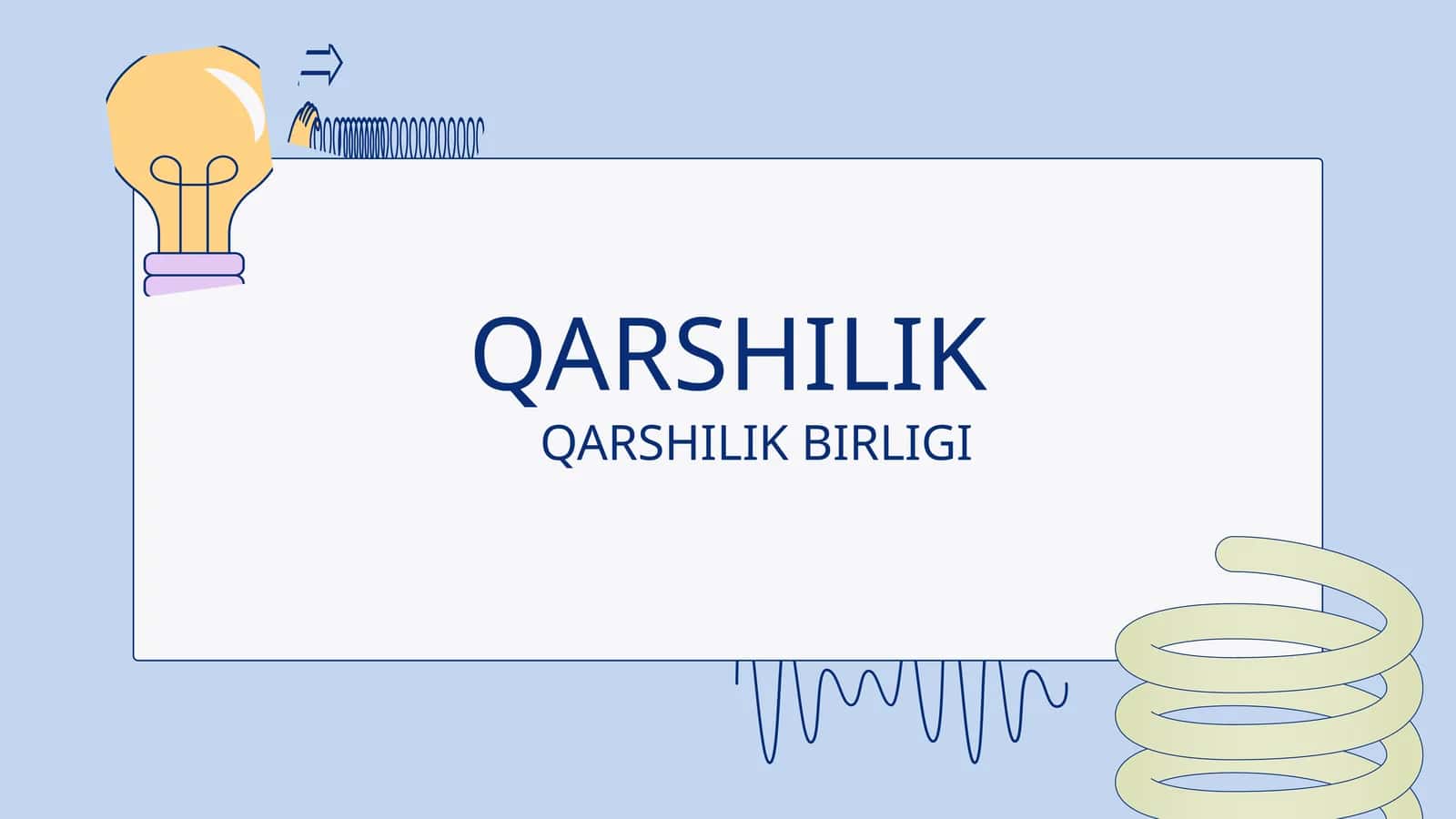 QARSHILIK BIRLIGI