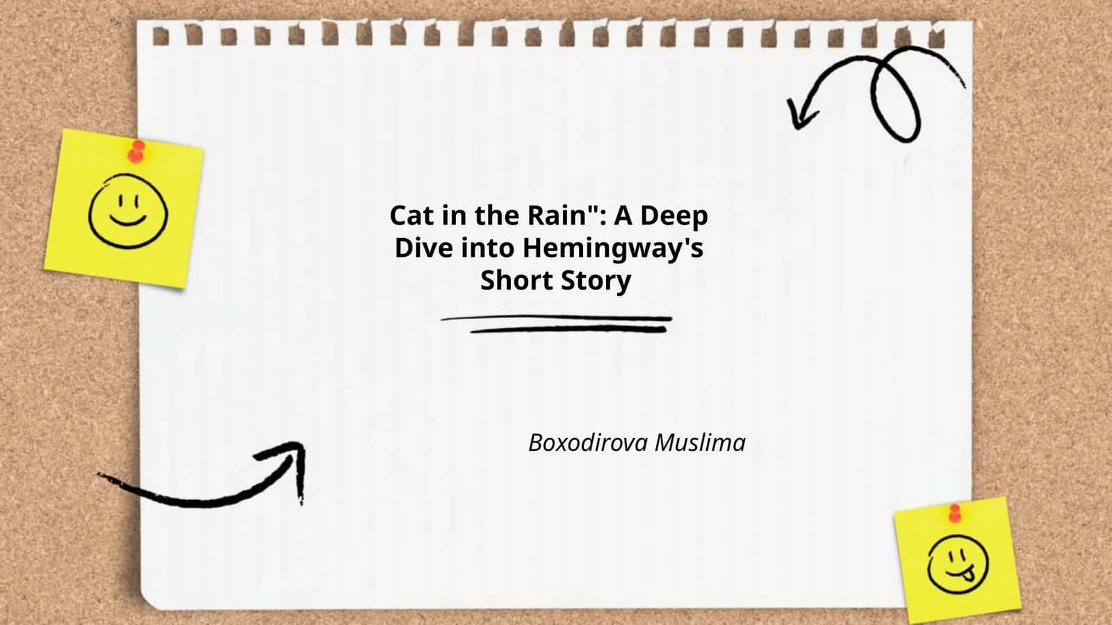 "Cat in the Rain": A Deep Dive into Hemingway's Short Story