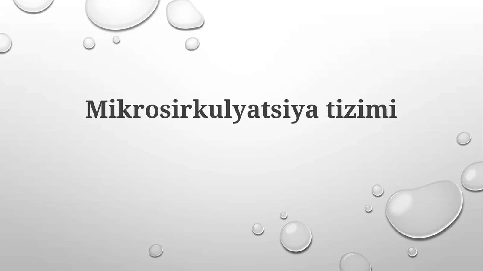 Mikrosirkulyatsiyatizimi