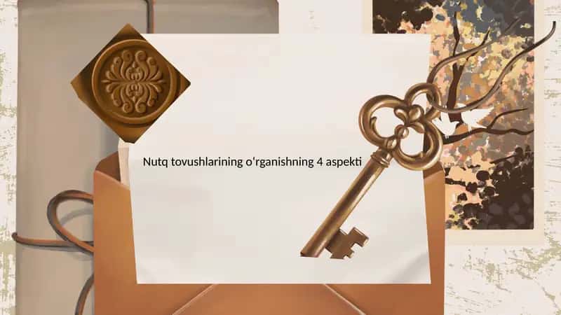 Nutqtovushlarining oʻrganishning 4 aspekti