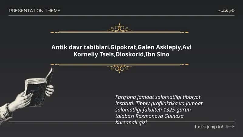Antik davr tabiblari