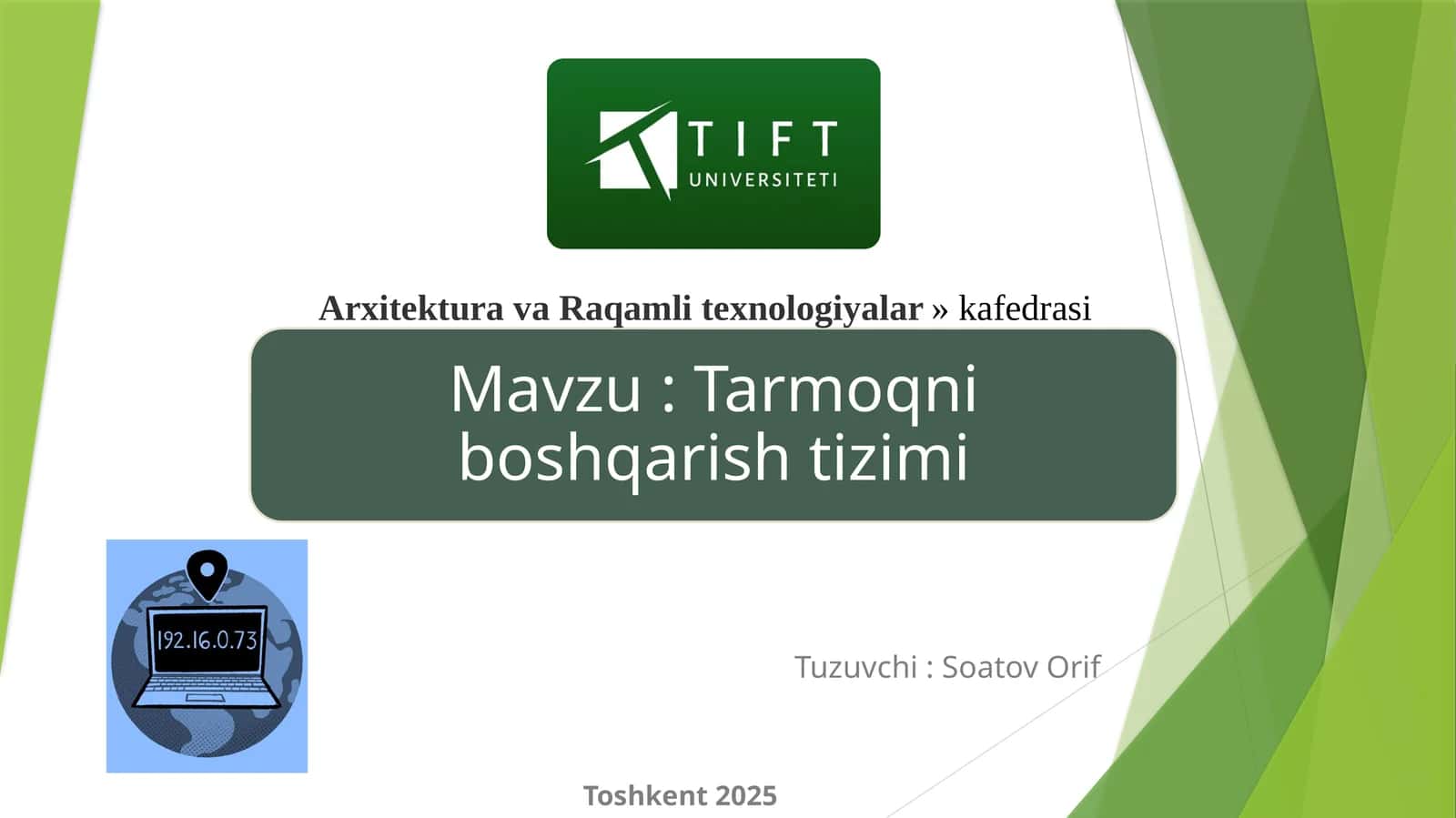 Toshkent 2025