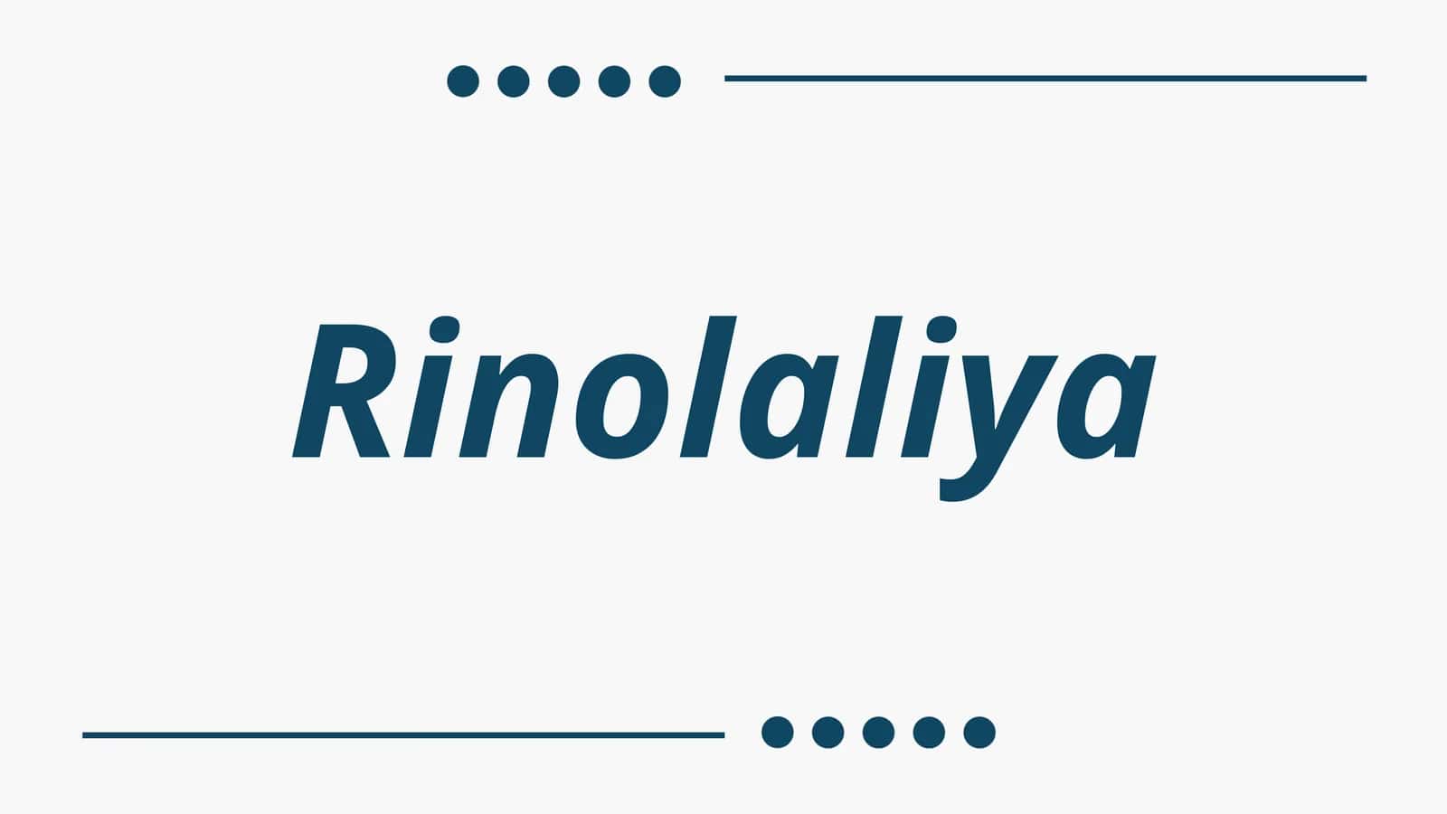 Rinolaliya