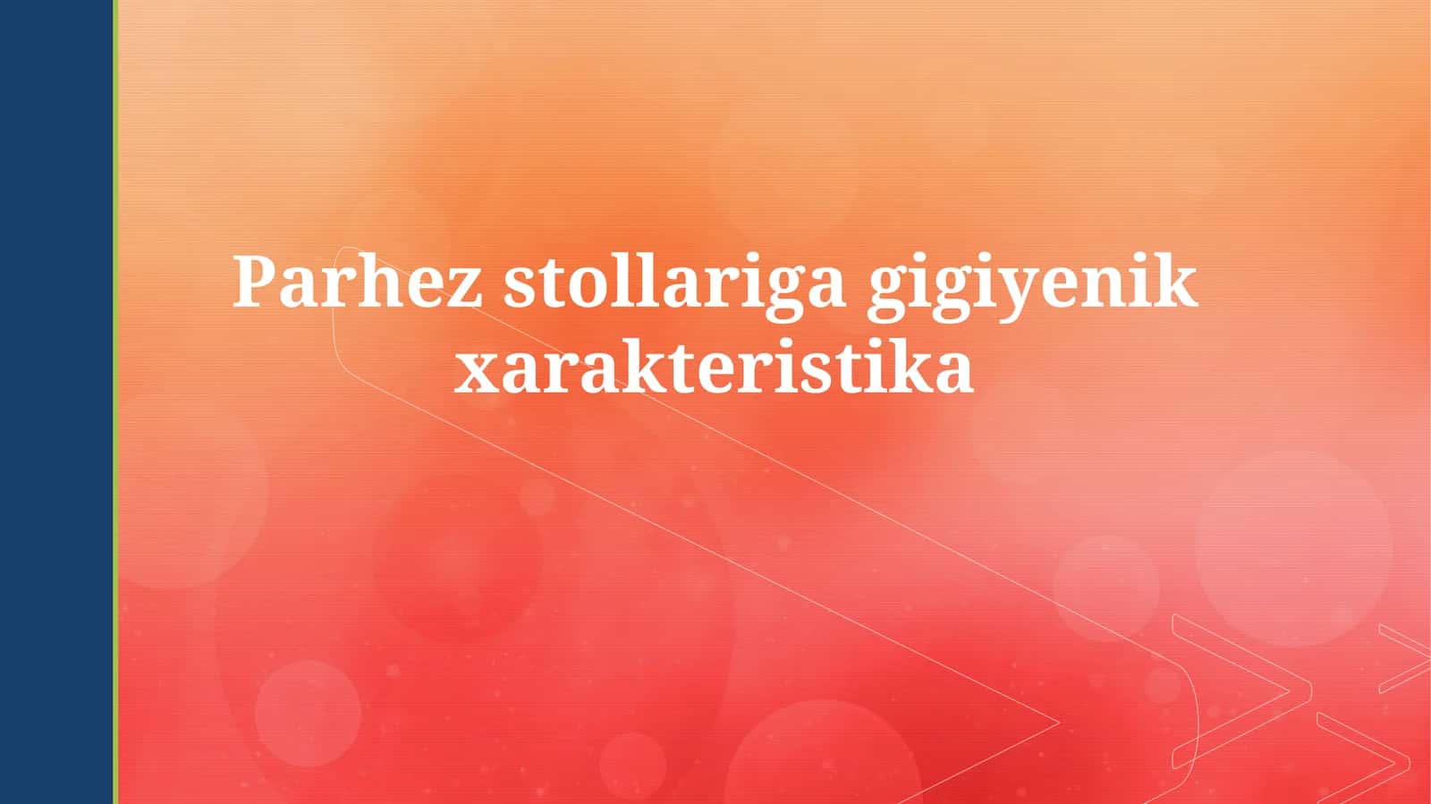 Dietik jadvallar