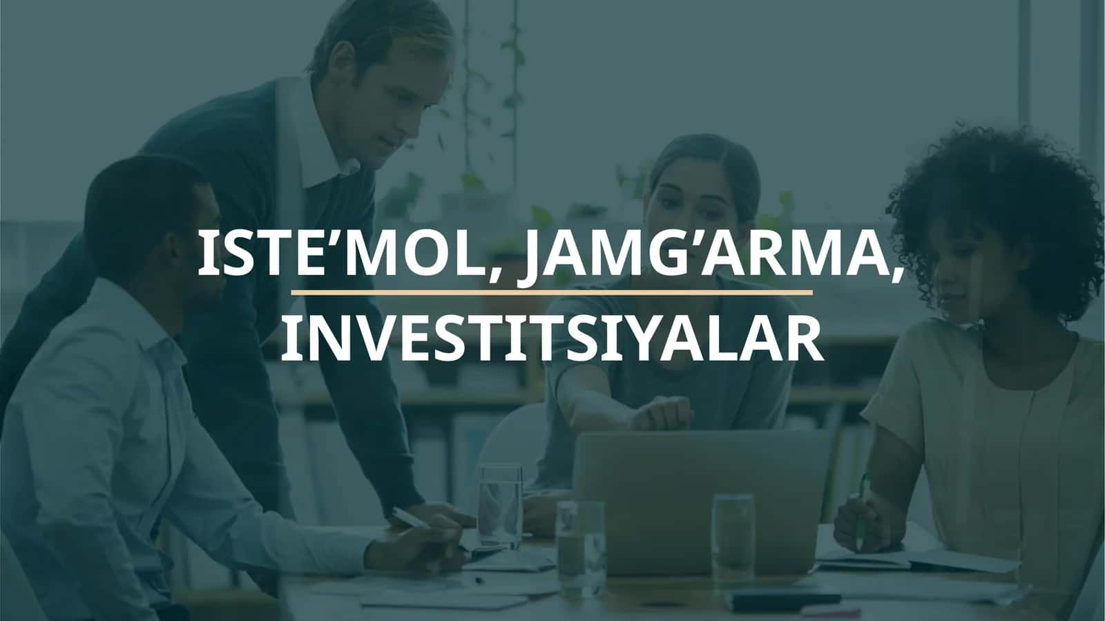 Iste’MOL, JAMG’ARMA, INVESTITSIYALAR
