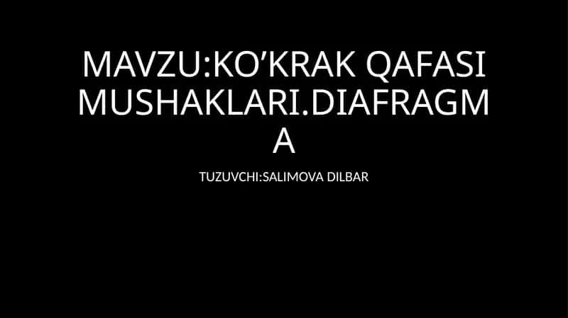 ko'krak mushaklari