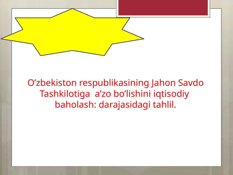 Jahon Savdo Tashkiloti