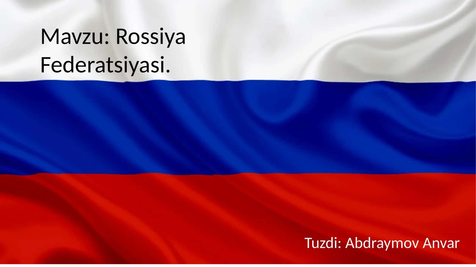 RossiyaFederatsiyasi