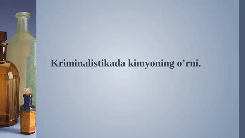Kriminalistika