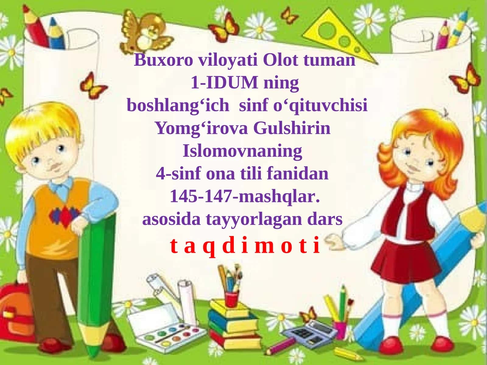 Qaratqich kelishigi