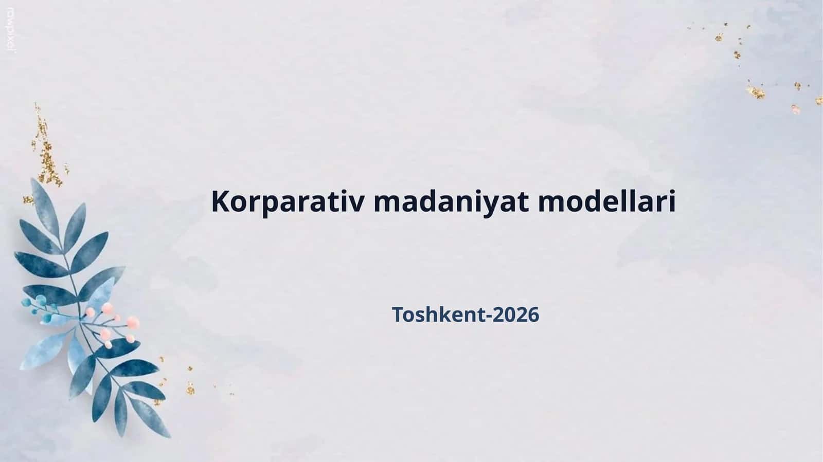 Korparativ madaniyat modellari