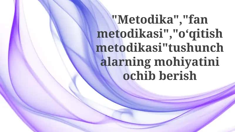 Metodika