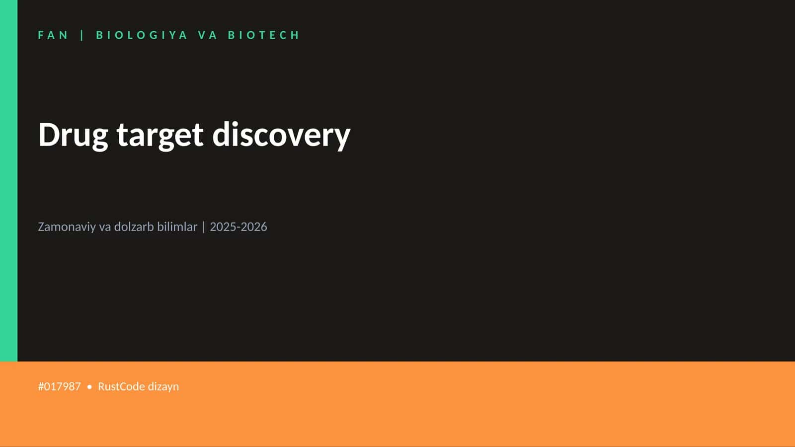 Drug target discovery
