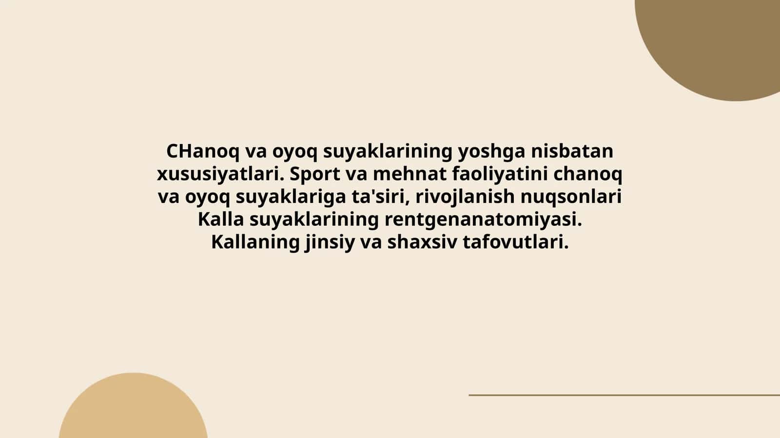 Kalla suyaklarining rentgenanatomiyasi