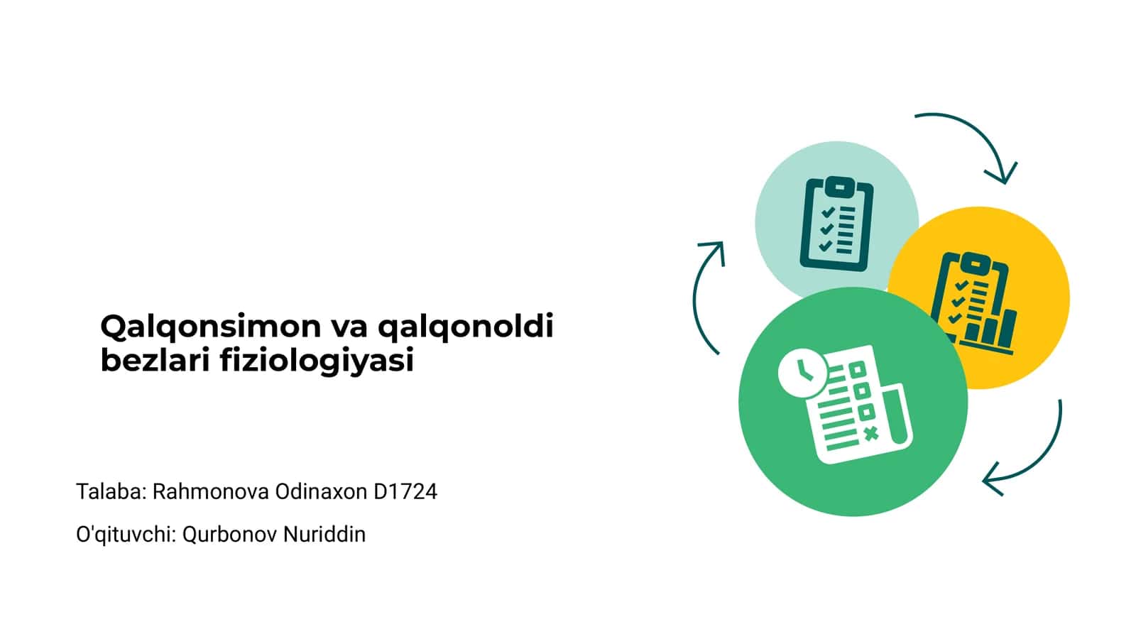 Qalqonsimon va qalqonoldi bezlari fiziologiyasi