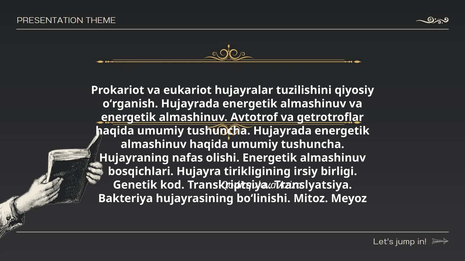 Prokariot va eukariot hujayralar tuzilishini qiyosiy oʻrganish. Qodirqulova Aziza