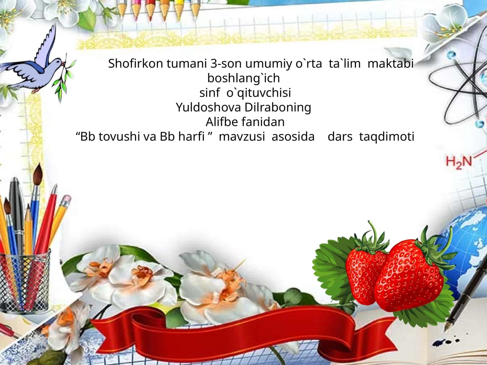 “Bb tovushi va Bb harfi ” mavzusi