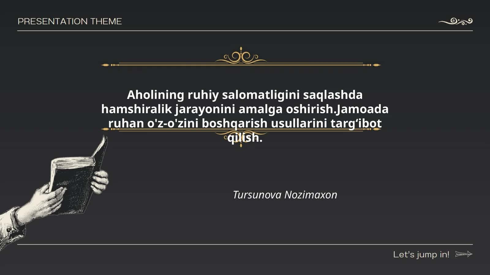 Ruhiy Salomatlik Asoslari