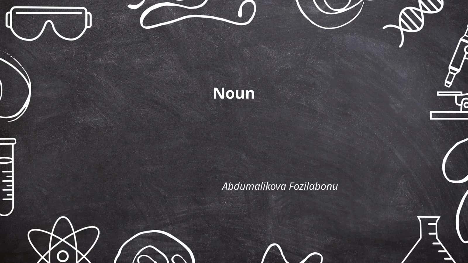 Plan: Common Nouns