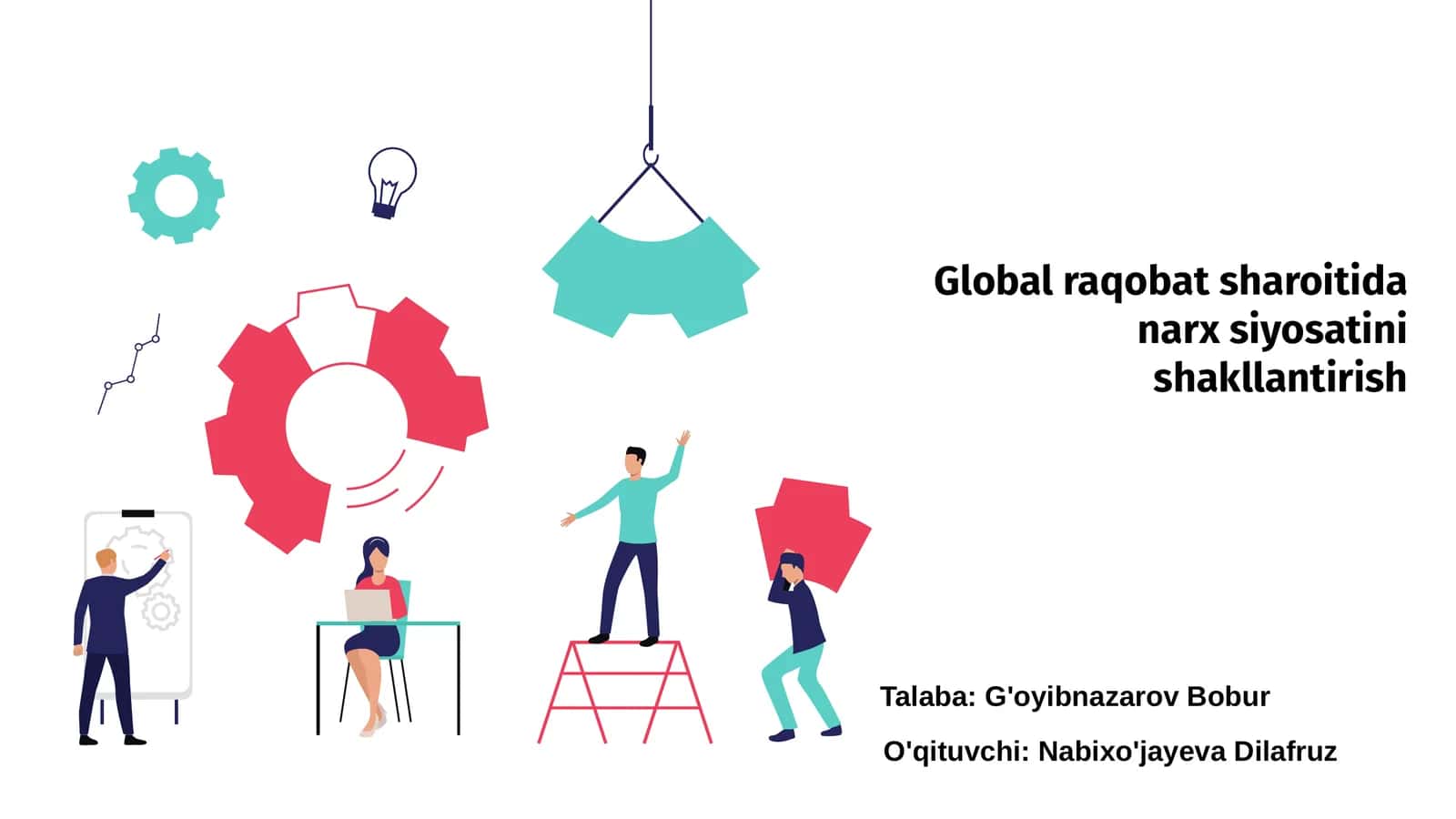 Global raqobat sharoitida narx siyosatini shakllantirish