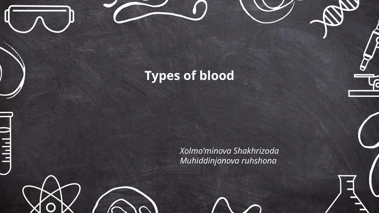 Types of blood