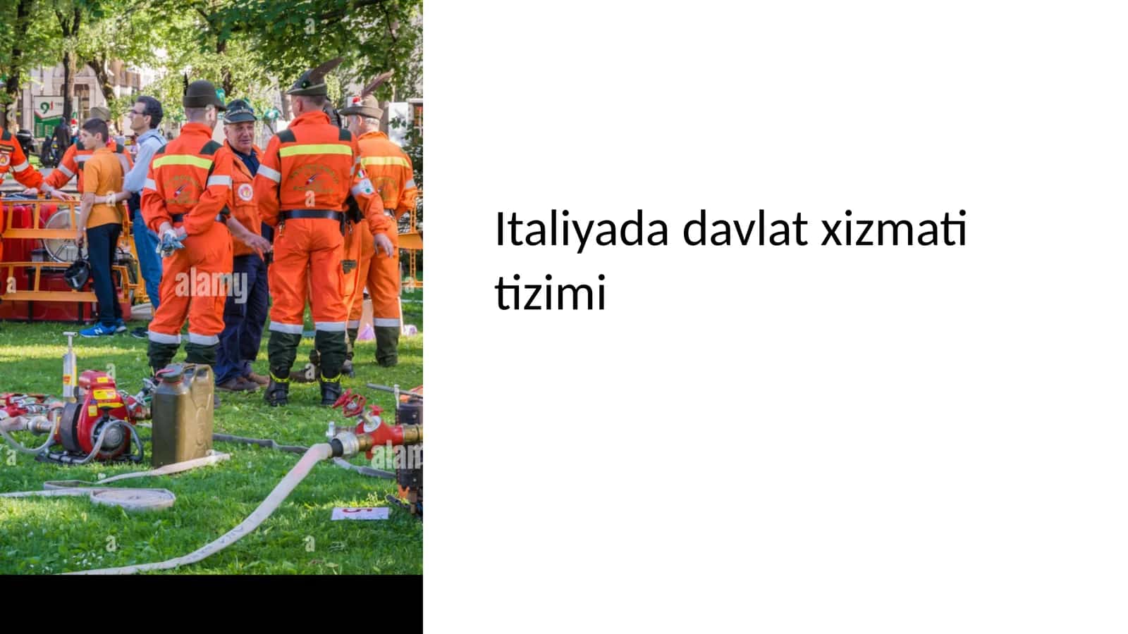 Italiyada davlat xizmati tizimi