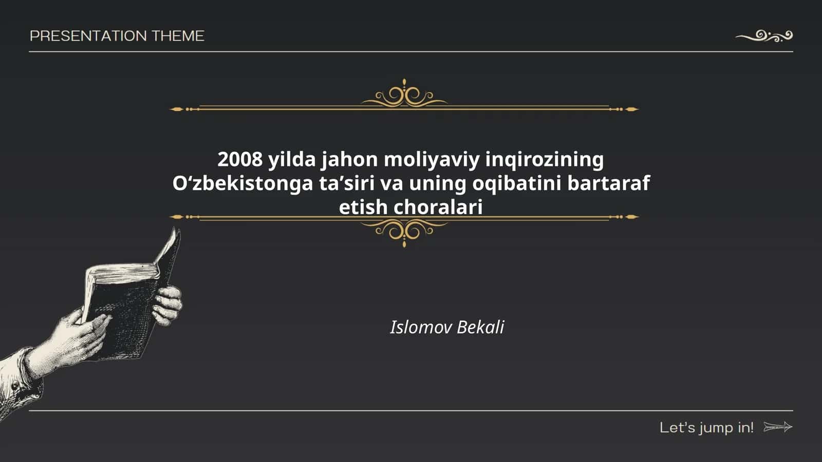 2008 yilda jahon moliyaviy inqirozining Oʻzbekistonga taʼsiri va uning oqibatini bartaraf etish choralari