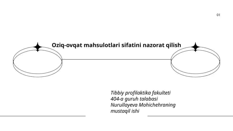 Oziq-ovqat mahsulotlari sifatini nazorat qilish