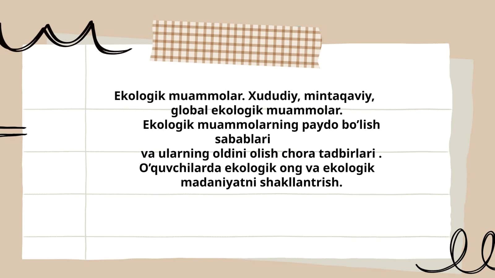 Ekologik muammolar