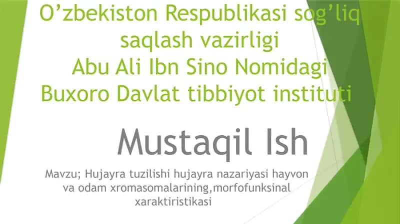 Hujayra tuzilishi hujayra nazariyasi hayvon va odam xromasomalarining,morfofunksinal xaraktiristikasi